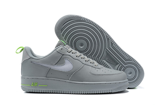Men's Air Force 1 Grey Shoes 083